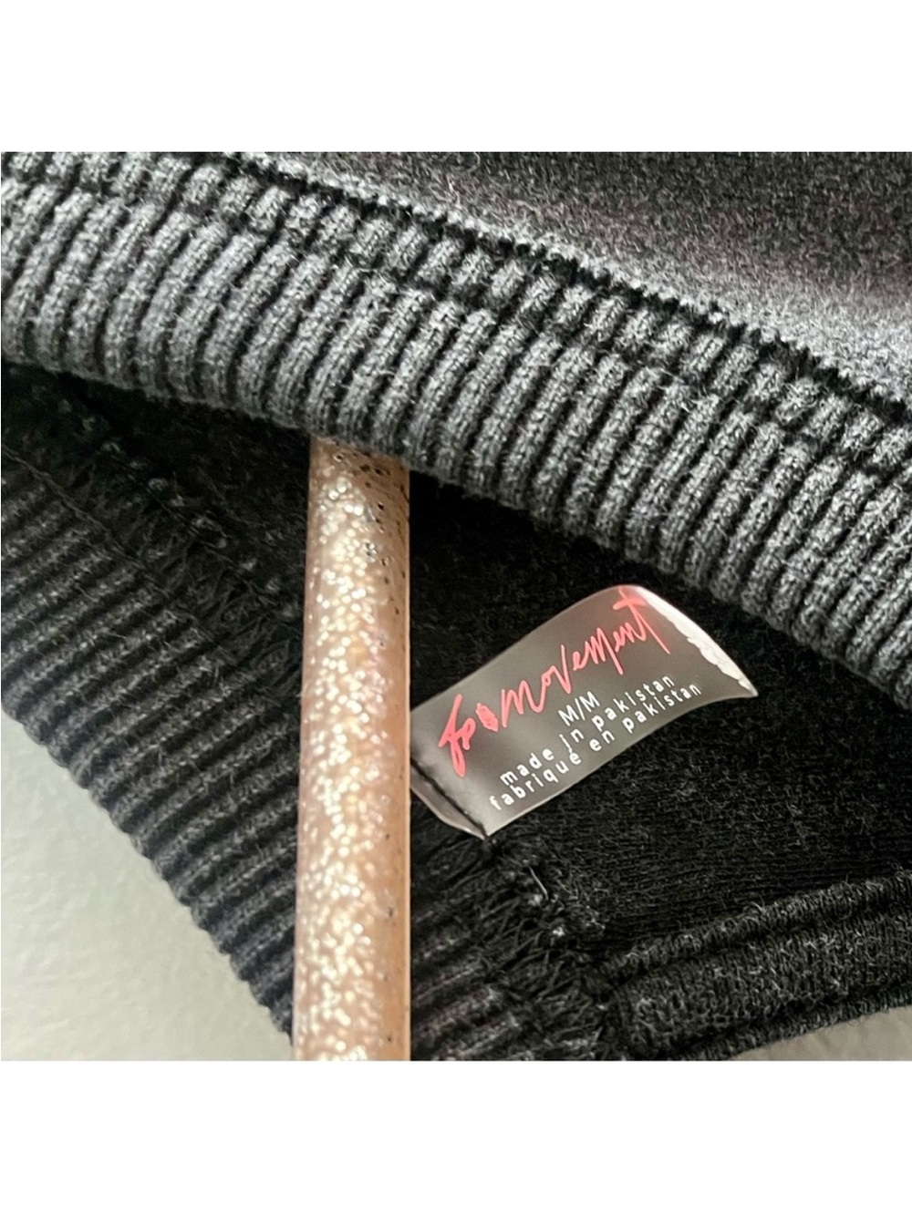 FP Movement Throw and Go Onsie Washed Black - Picture 4 of 6